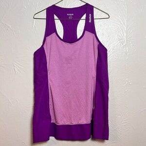 Reebok Women's Purple Racerback Tank Top Small